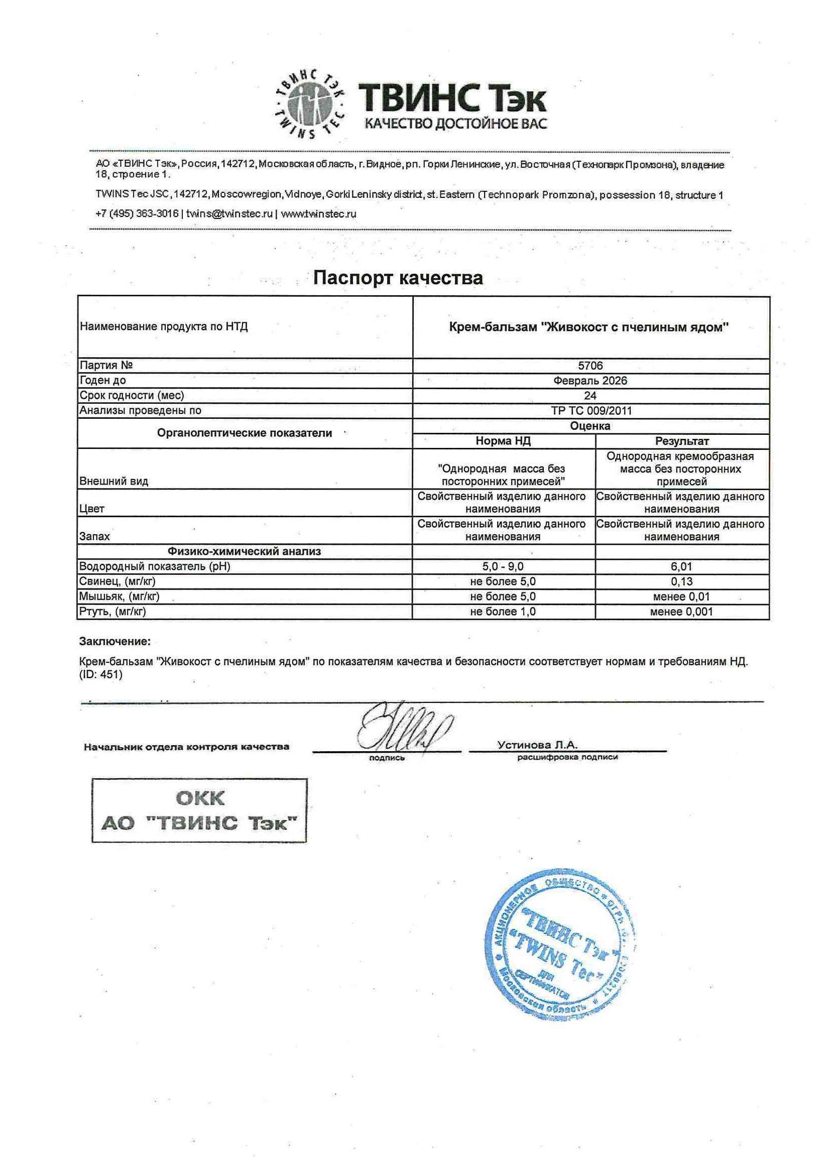 Паспорт №022024